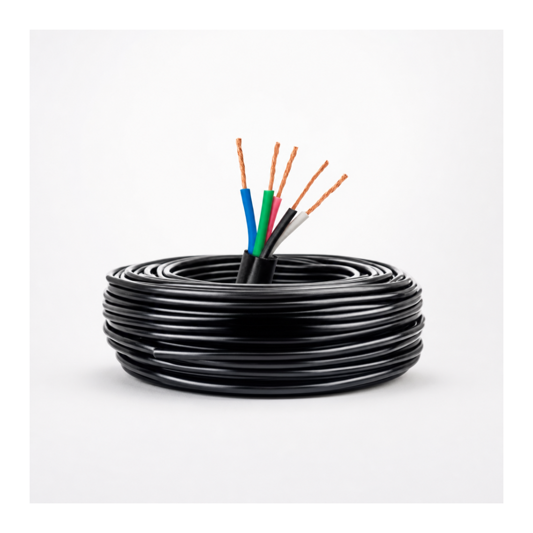 Cabo Comando Pp 5 Vias 1,5mm 18 Metros Preto – Ar Condicionado: problemas comuns e como encontrar a peça correta