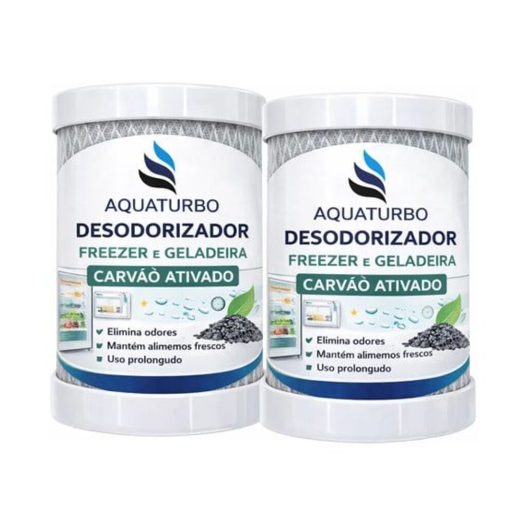 Kit 2 Neutralizador Antiodor Para Refrigerador Aquaturbo